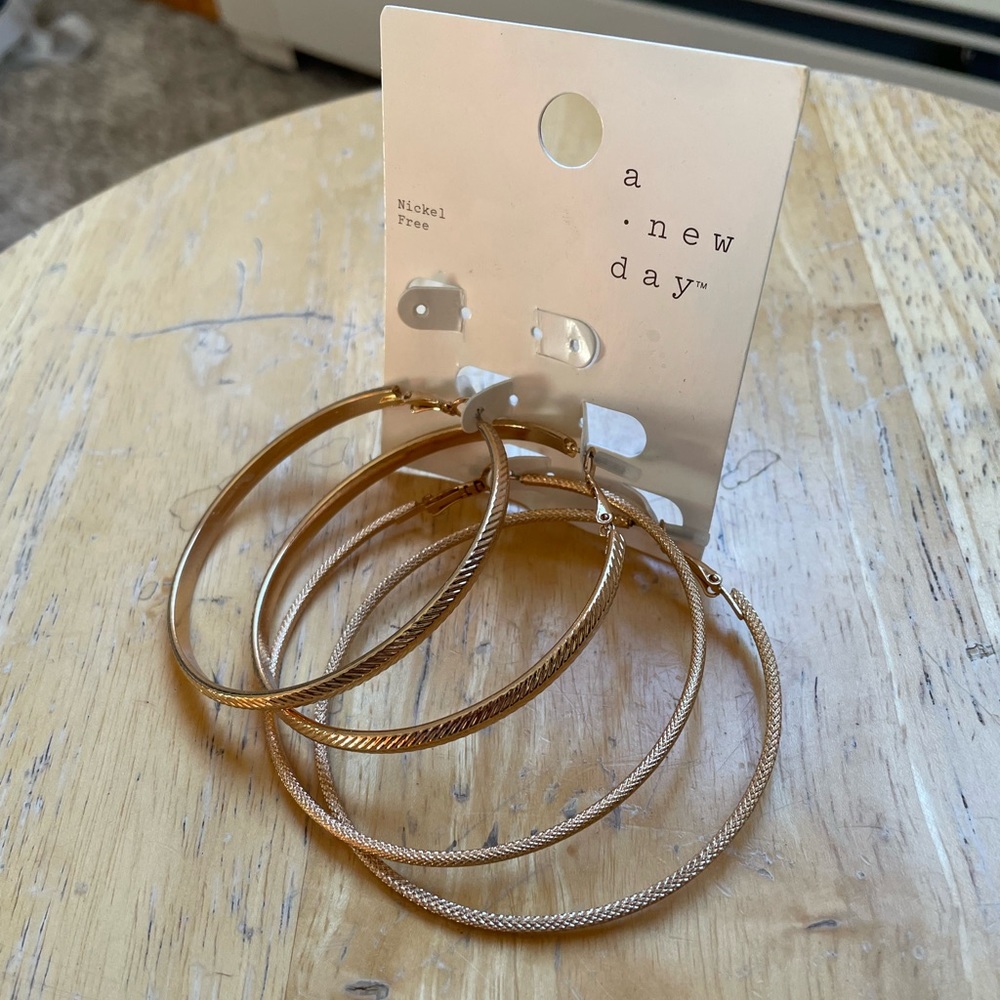A New Day (Target Brand) Hoop Earrings